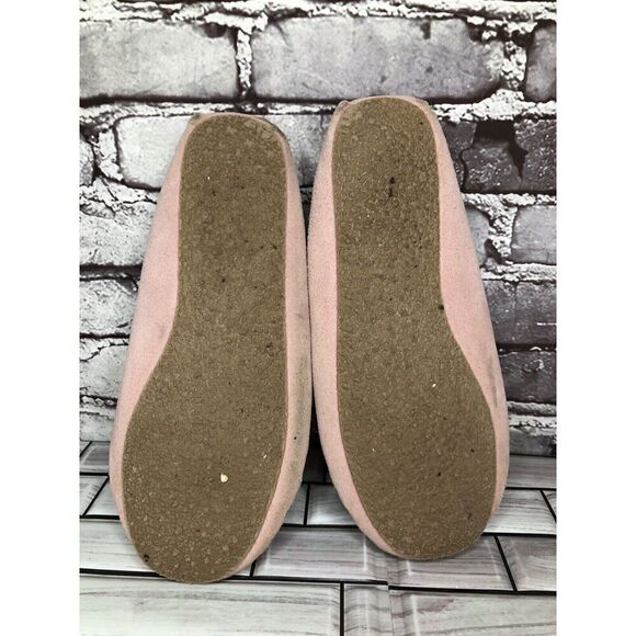 MINNETONKA Pink Rawhide Lace Cally Slip On Leather Moccasins Women Sz 8M US/39EU - Picture 12 of 16